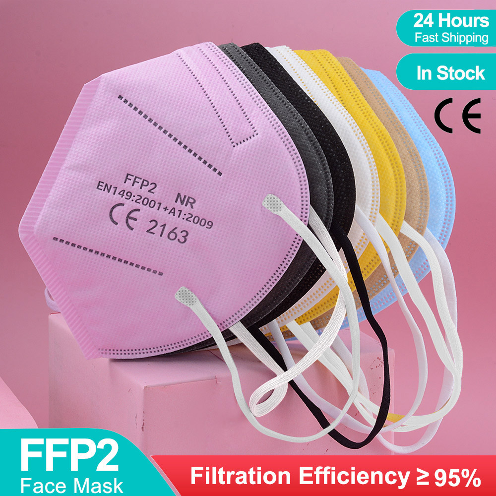 Black Face Mask Pack - Masques FFP2 5 couches approuvés CE