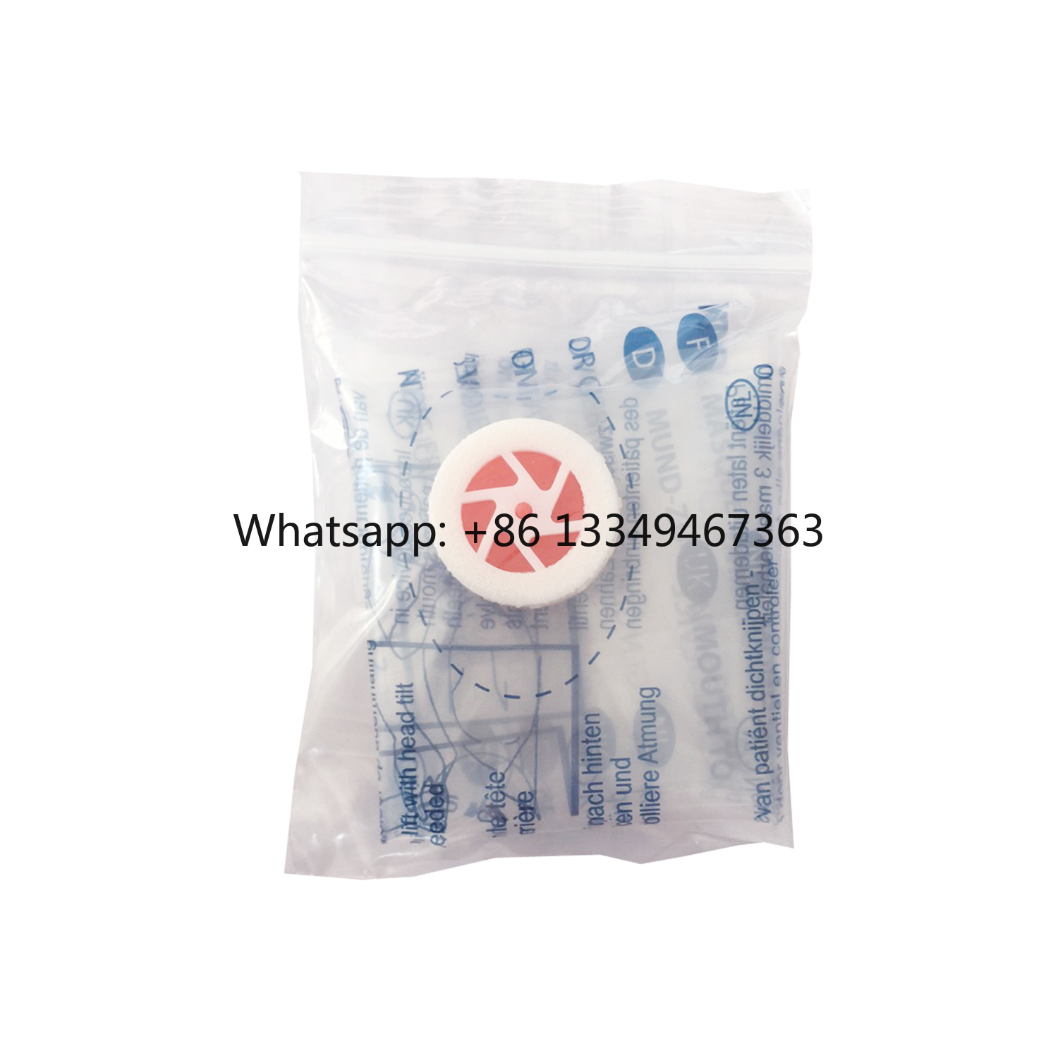 Disposable Mask Blue - Fabricant bouche à bouche masque respiratoire