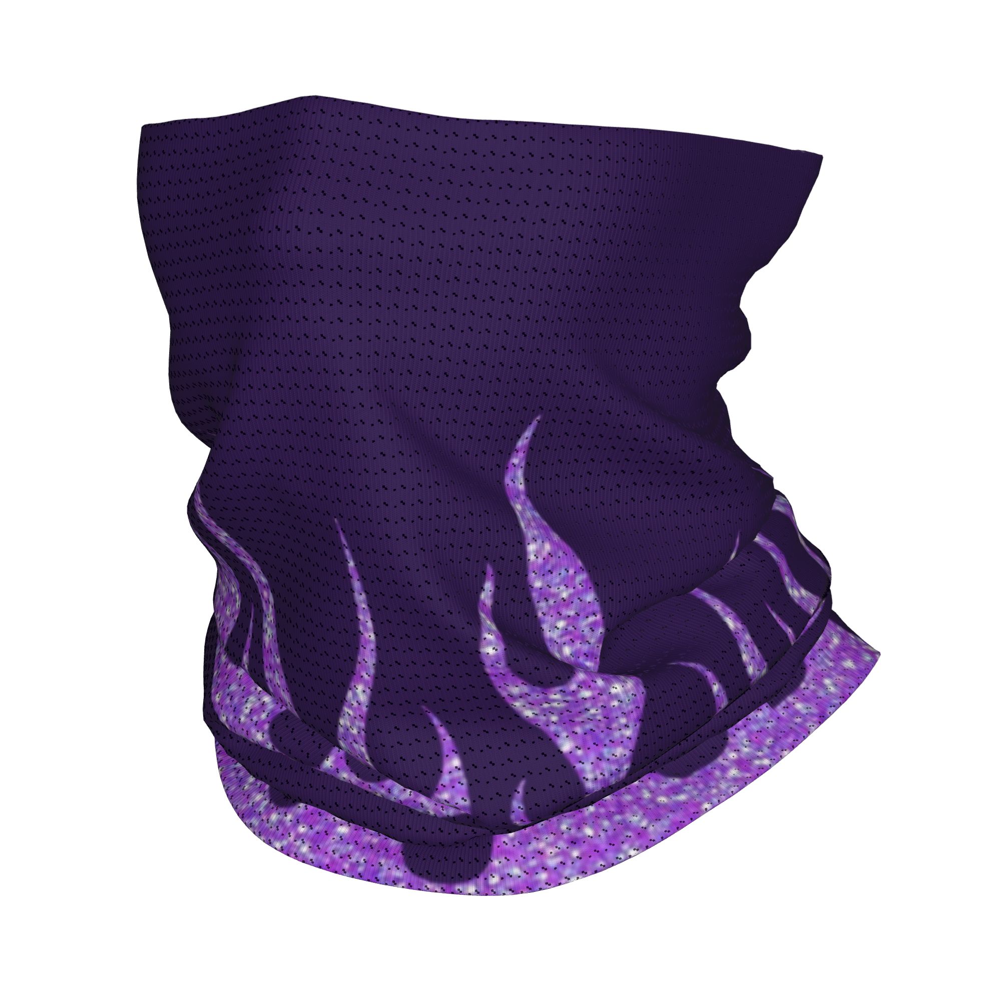 Neck Gaiter Face Cover - Cache-cou Bandana Personnalisé à Paillettes Violette