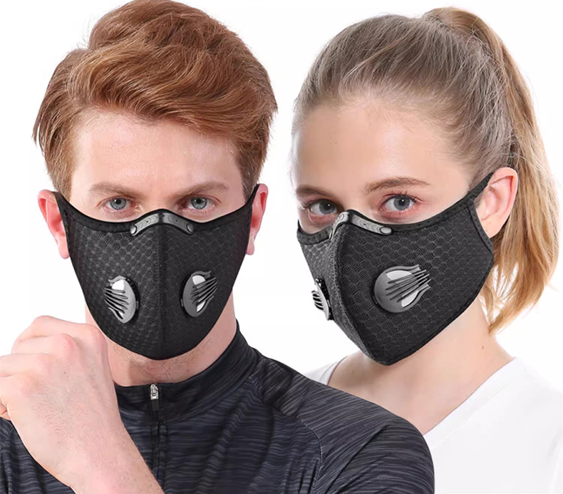 Anti Pollution Mask - Masque de cyclisme Sport lavable réutilisable