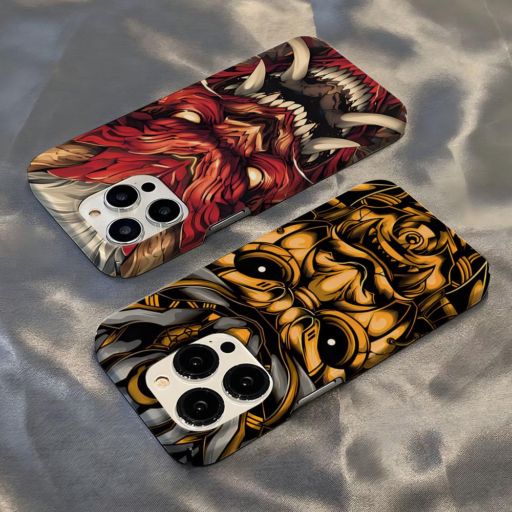 Mask Case Hard Shell - Coque de téléphone japonaise motif masque