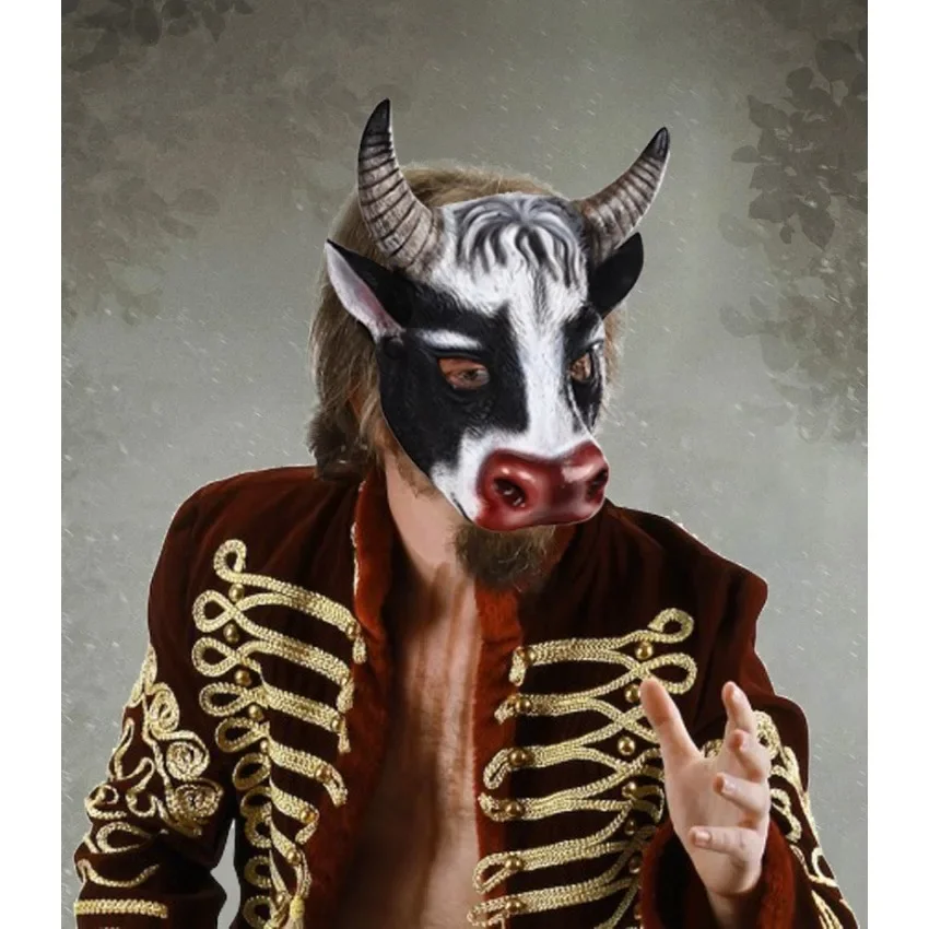 Respirator Half Face - Masque tête de vache réaliste en