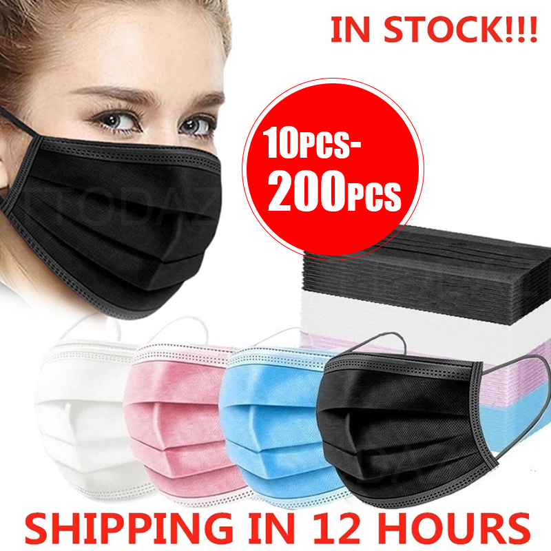 Disposable Mask Blue - 10/50/100/200 pièces masque jetable contour d'oreille