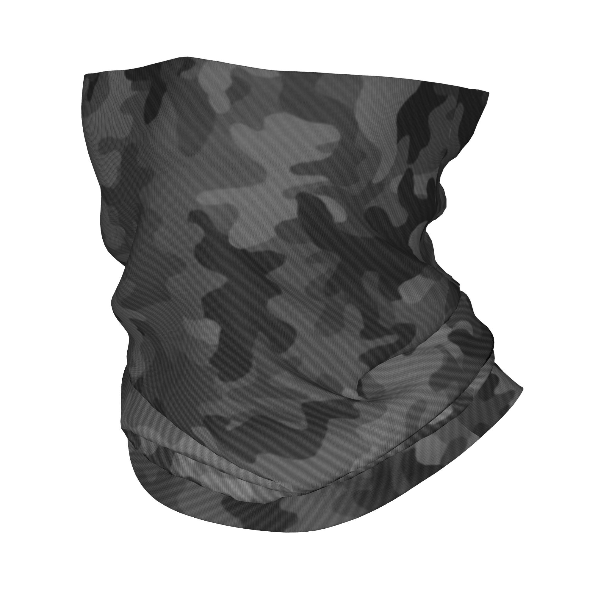 Neck Gaiter Face Cover - Bandana camouflage en carbone personnalisé, guêtre