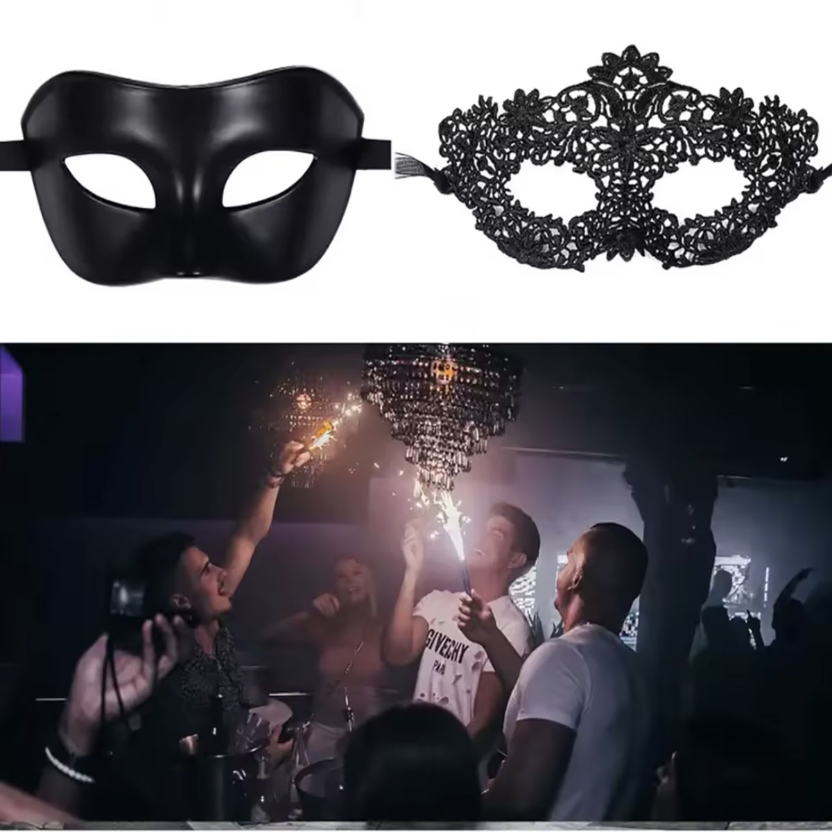Ensemble de 2 masques de masca - Black Face Mask Pack avis et prix