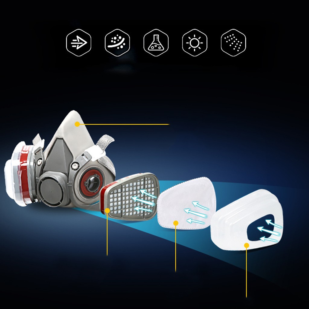 Respirateur anti-poussière ind - Respirator Half Face avis et prix