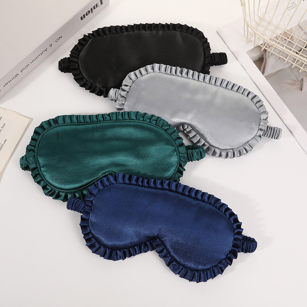 Masque pour les yeux en soie d - Mask Lanyard Adjustable avis et prix