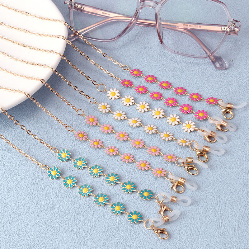 Chaînes de lunettes à fleurs é - Mask Chain Holder avis et prix