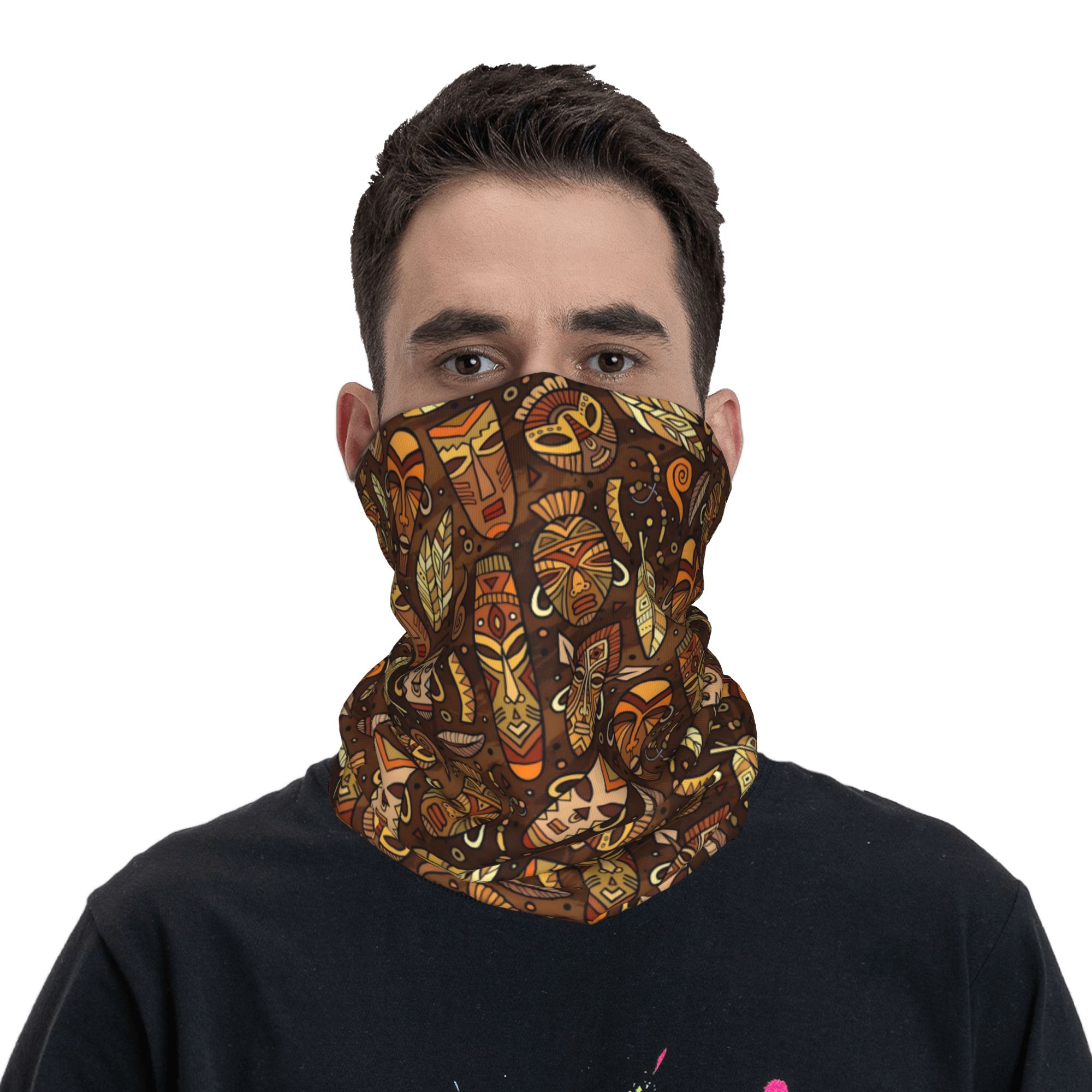 Cache-cou Bandana à Motif Masq - Neck Gaiter Face Cover avis et prix