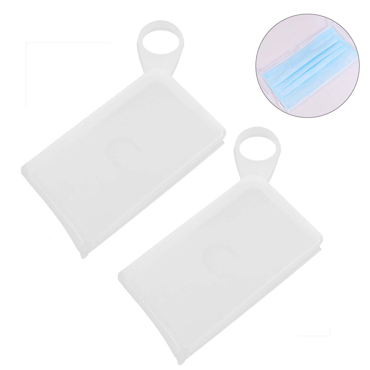 Lot de 2 étuis de rangement pl - Face Mask Storage Box avis et prix
