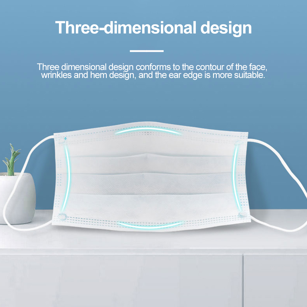 Masque Facial Noir pour Protec - Disposable Surgical Mask avis et prix