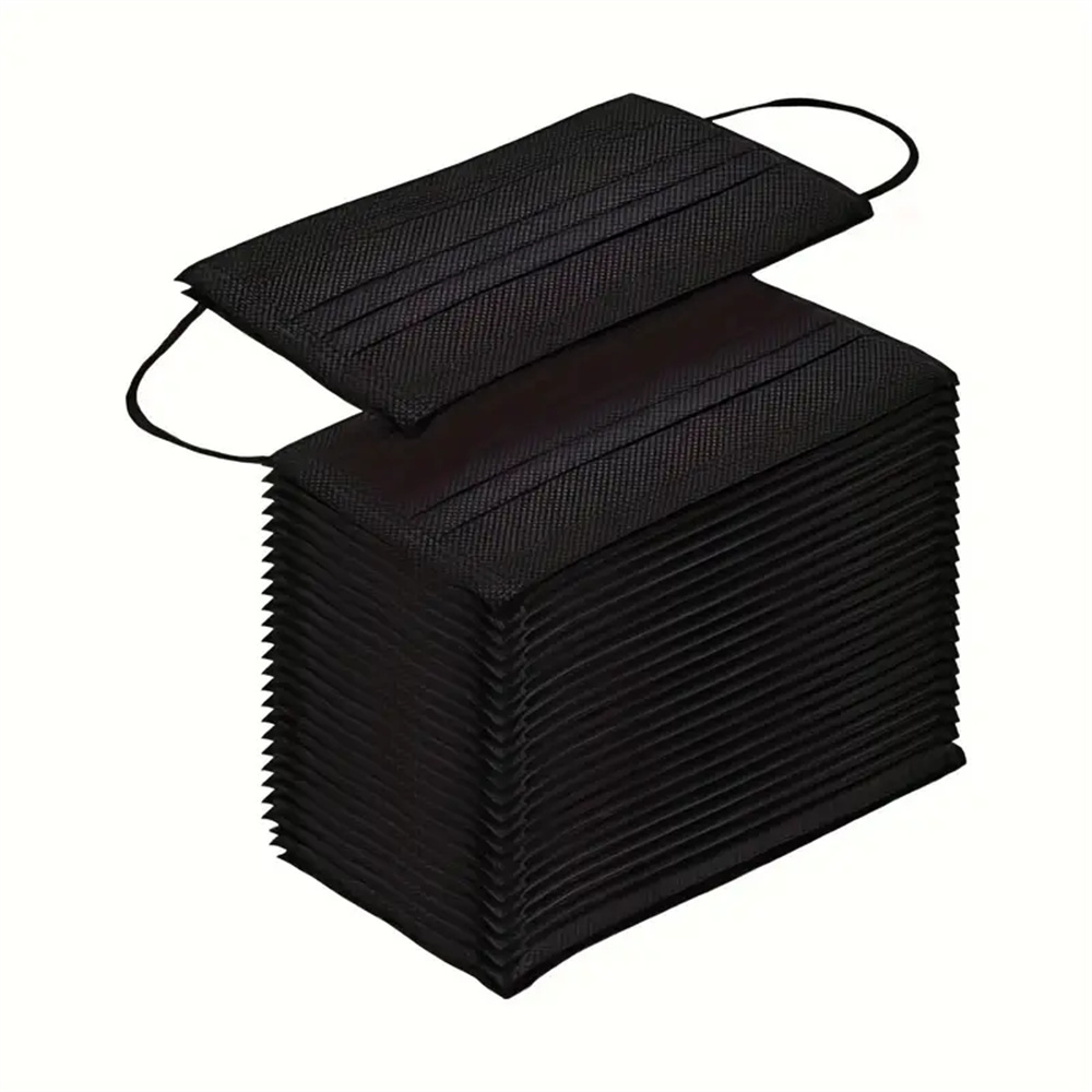 Masques faciaux jetables noirs - Black Face Mask Pack avis et prix