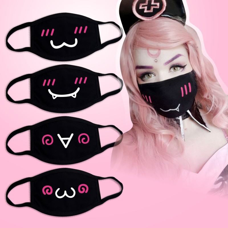 Masque en coton noir unisexe h - Respirator Half Face avis et prix