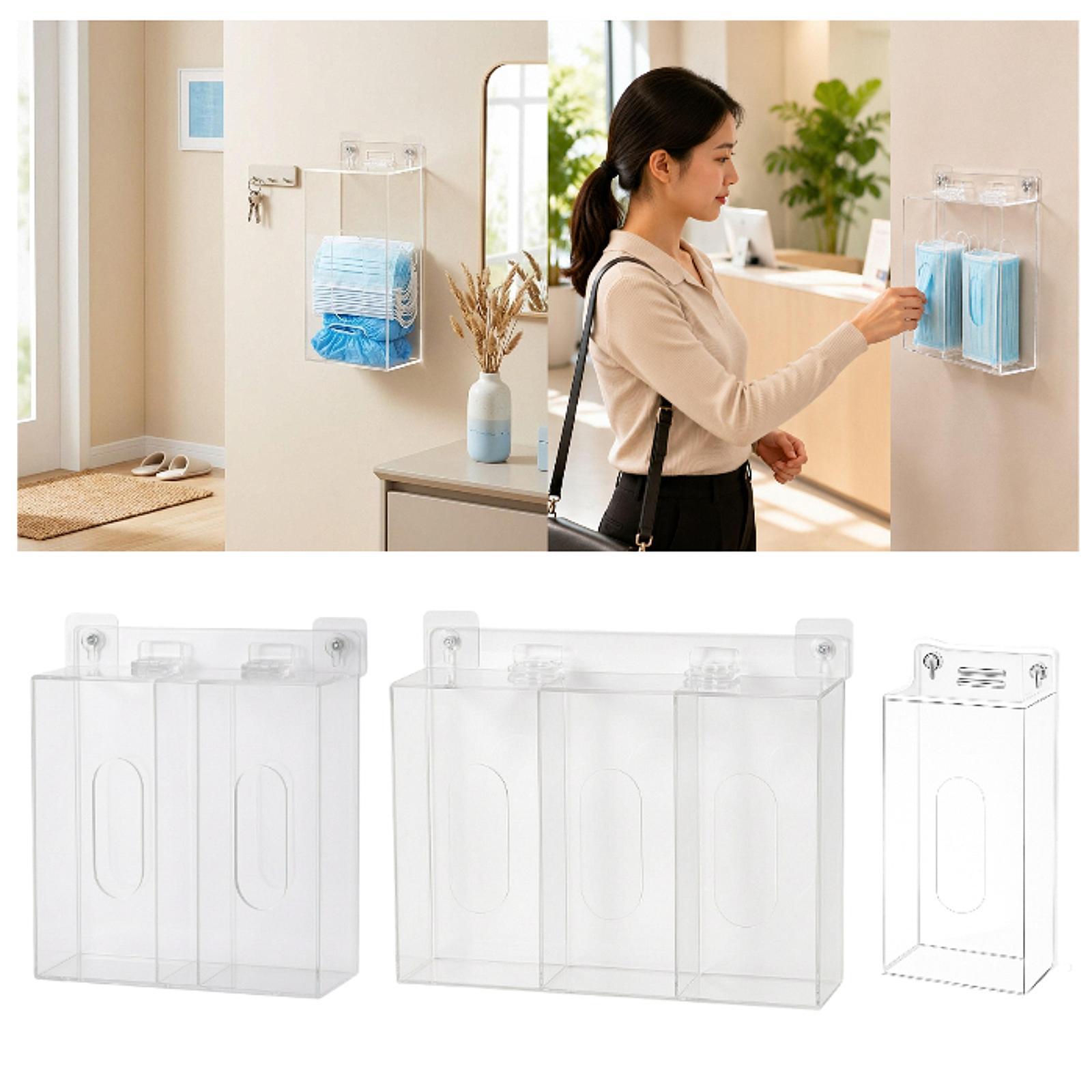 Support mural en acrylique pou - Face Mask Storage Box avis et prix